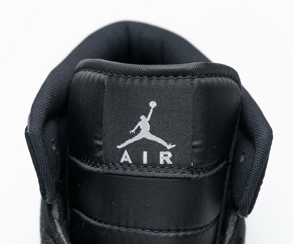 Nike Air Jordan 1 Mid Gs White Black Grey 852542 012 10 - kickbulk.org