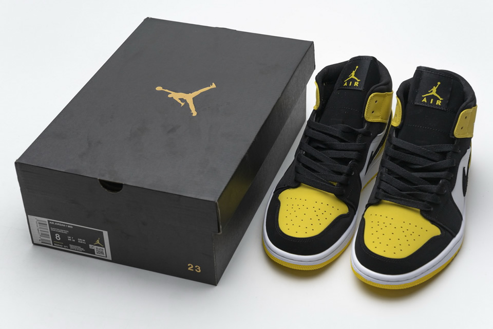 Nike Air Jordan 1 Mid Se Yellow Toe 852542 071 4 - kickbulk.org
