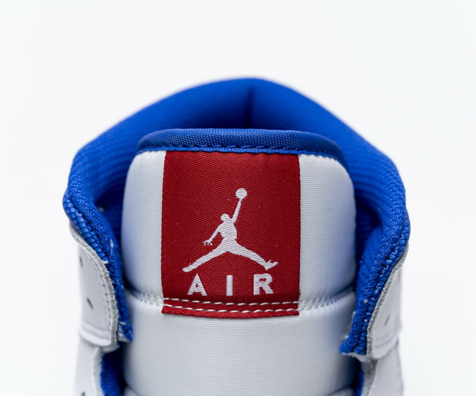 Nike Air Jordan 1 Mid Se White Blue Red Bq6472 164 10 - kickbulk.org