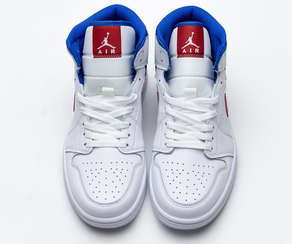 Nike Air Jordan 1 Mid Se White Blue Red Bq6472 164 2 - kickbulk.org