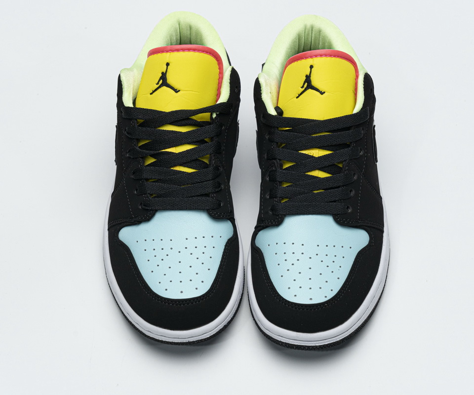 Nike Air Jordan 1 Low Black Yellow Blue Ck3022 013 2 - kickbulk.org