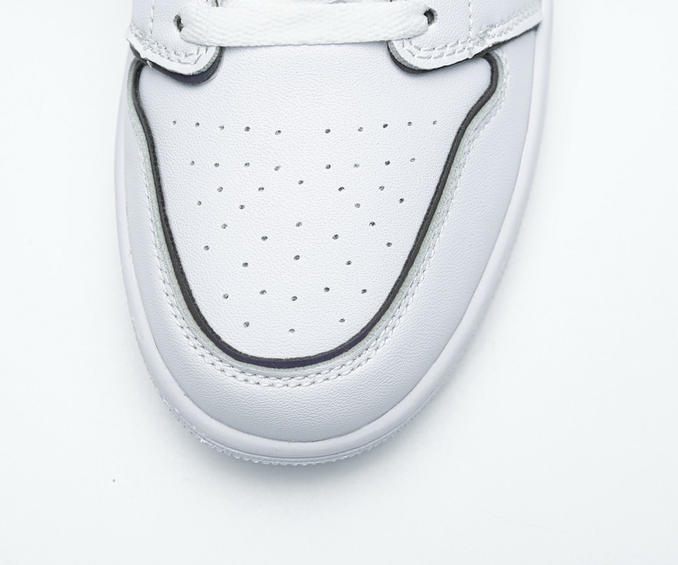 Nike Air Jordan 1 Mid Iridescent Reflective White Ck6587 100 12 - kickbulk.org