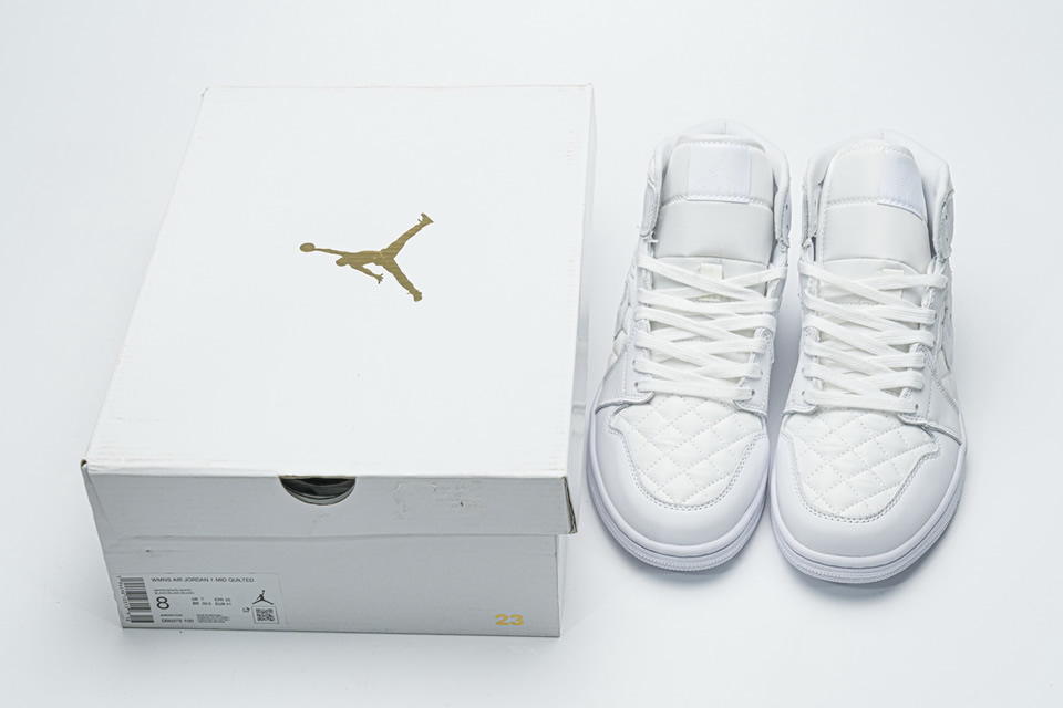 Nike Air Jordan 1 Mid Quilted White Db6078 100 5 - kickbulk.org