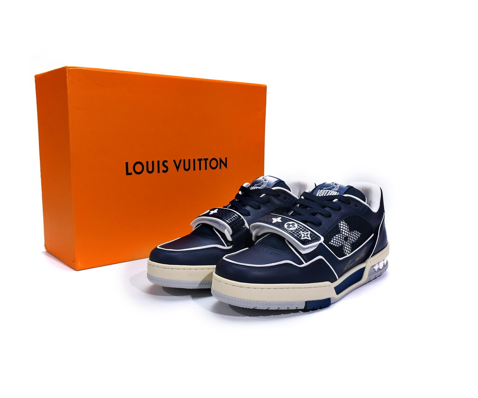 Louis Vuitton Trainer Blue 3 - kickbulk.org
