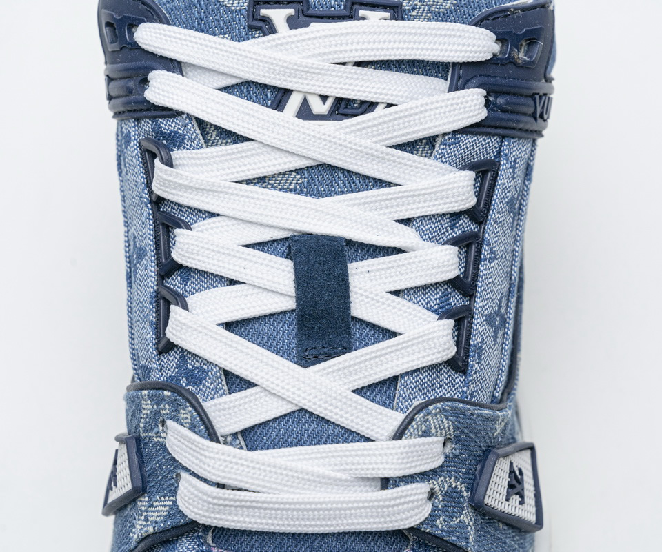 Louis Vuitton Blue Denim Trainer Sneaker 11 - kickbulk.org