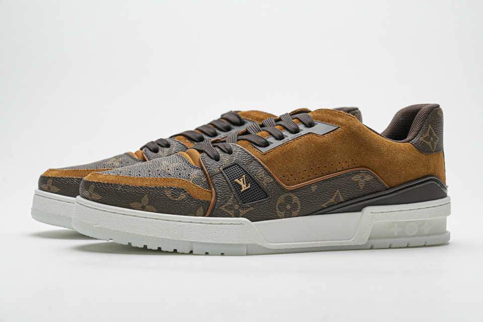 Louis Vuitton 20ss Trainer Brown Casual Shoes 5 - kickbulk.org