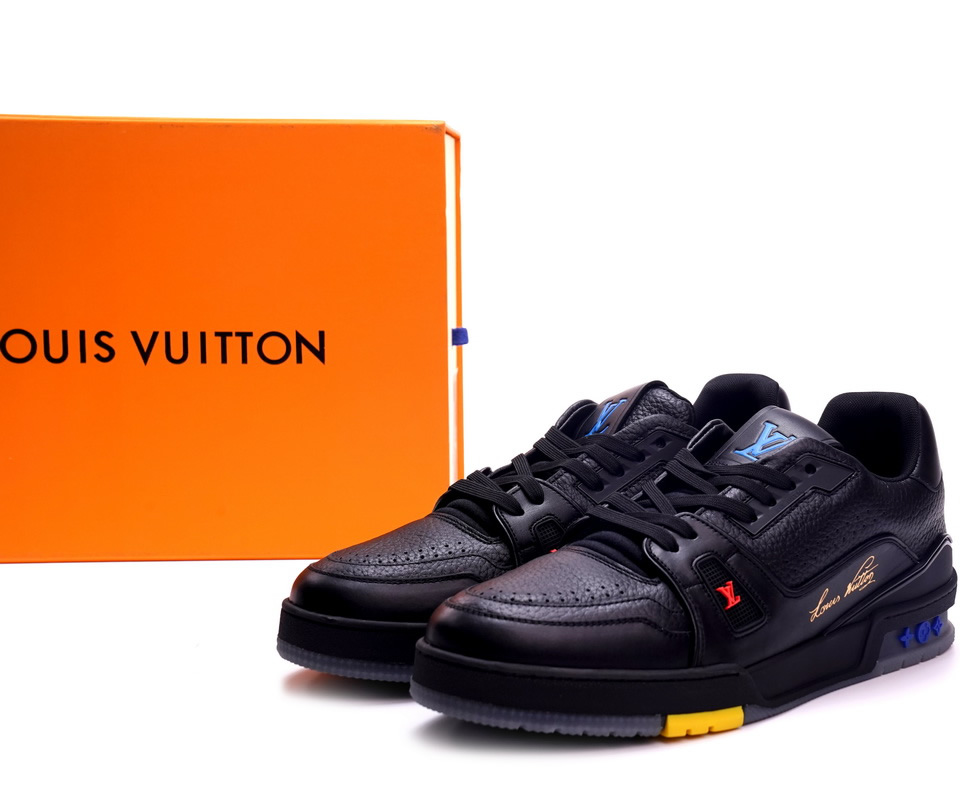Louis Vuitton Trainer Black Litchi Pattern Fd02219 2 - kickbulk.org