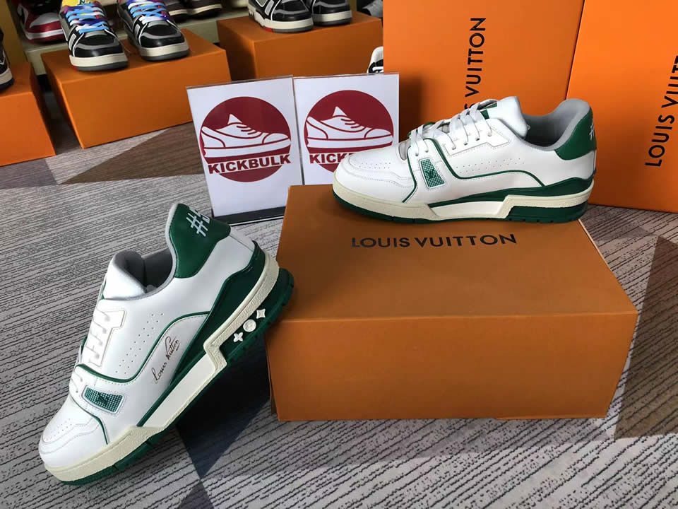 Louis Vuitton Lv Trainer Green White L17086013605380 8889 11 - kickbulk.org