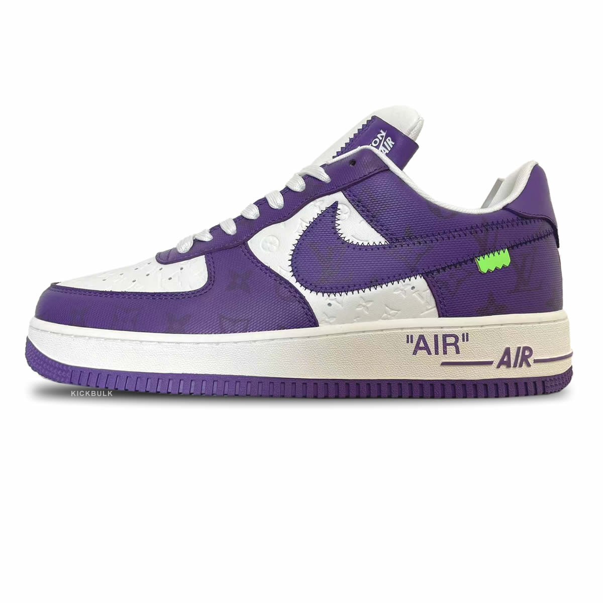 Louis Vuitton Nike Air Force 1 Purple White Ms0232 6 1 - kickbulk.org