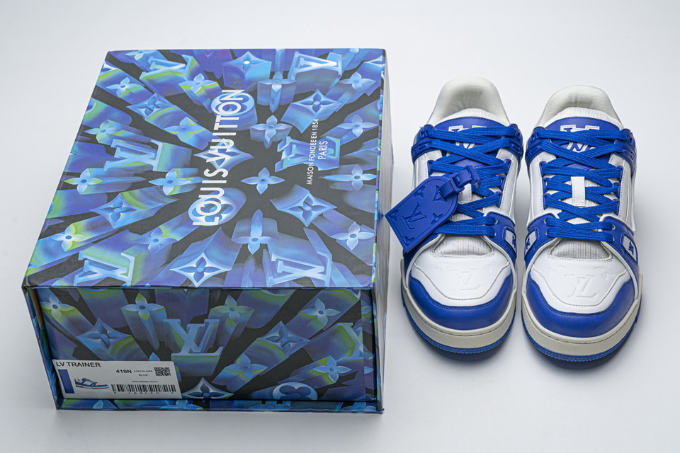 Louis Vuitton 20ss Trainer Blue Casual Shoes 4 - kickbulk.org