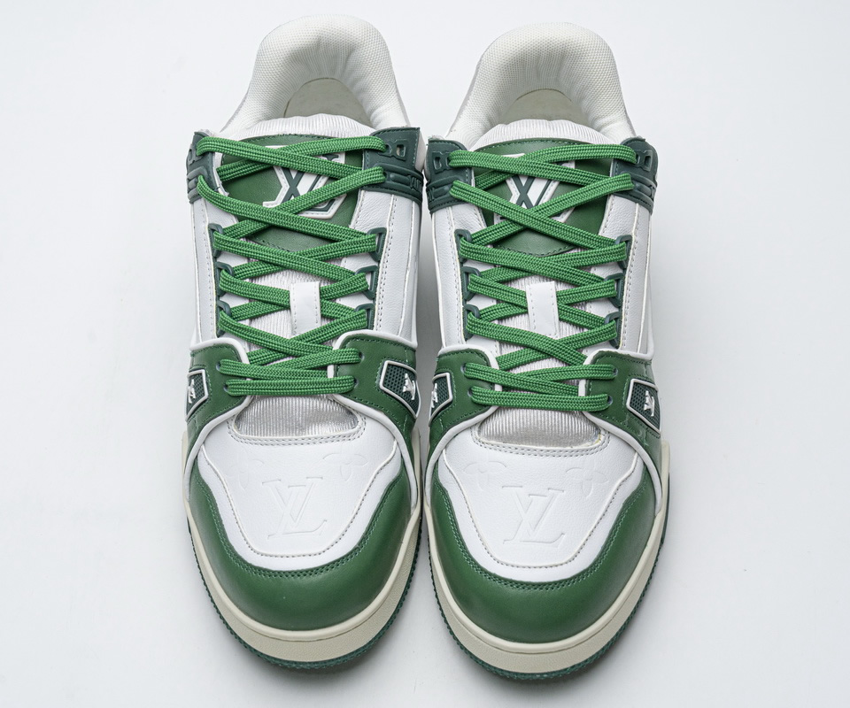 Louis Vuitton 20ss Trainer Green Casual Shoes 2 - kickbulk.org