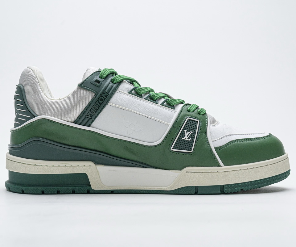 Louis Vuitton 20ss Trainer Green Casual Shoes 8 - kickbulk.org