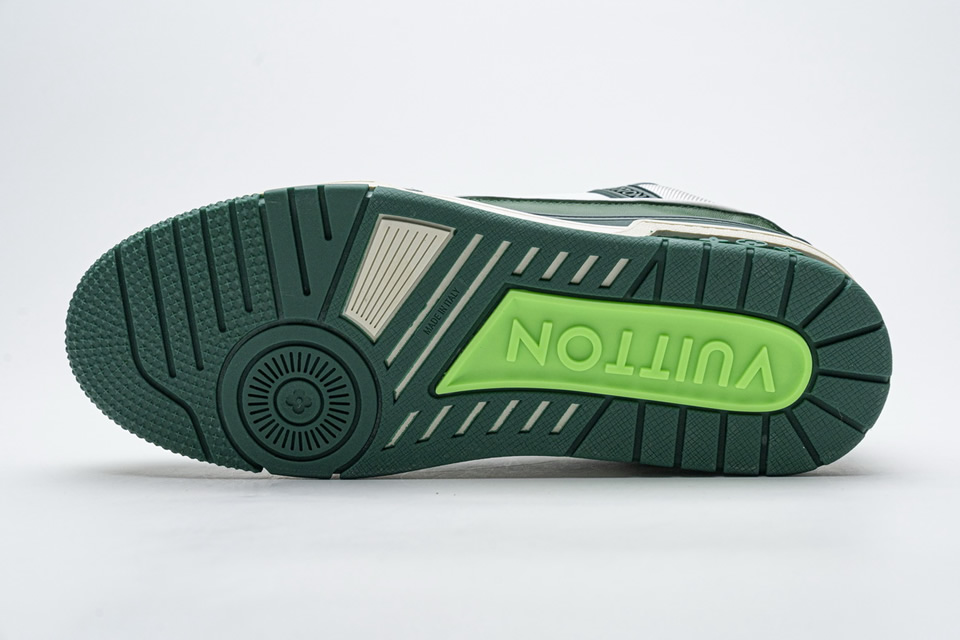 Louis Vuitton 20ss Trainer Green Casual Shoes 9 - kickbulk.org