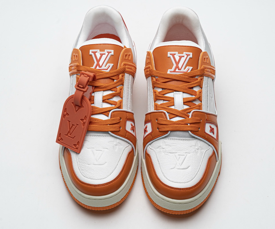 Louis Vuitton 20ss Trainer Orange Casual Shoes 2 - kickbulk.org