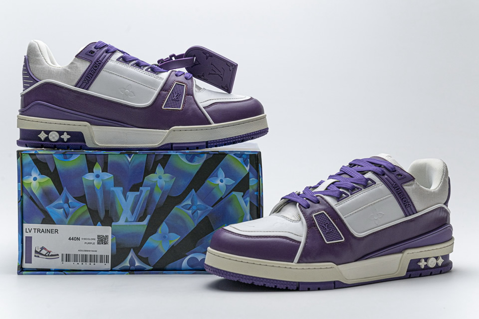 Louis Vuitton 20ss Trainer Purple Casual Shoes 3 - kickbulk.org