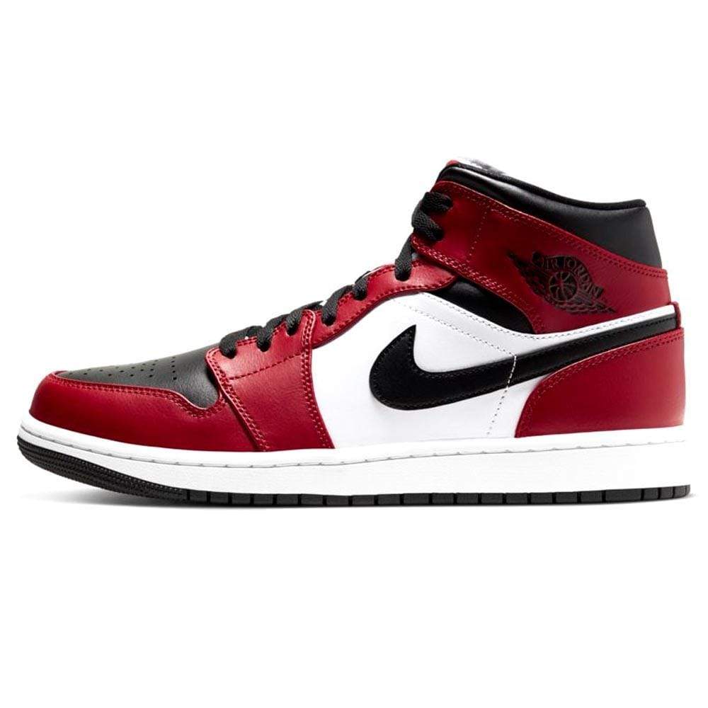 Nike Air Jordan 1 Mid Chicago Black Toe 554724 069 1 - kickbulk.org