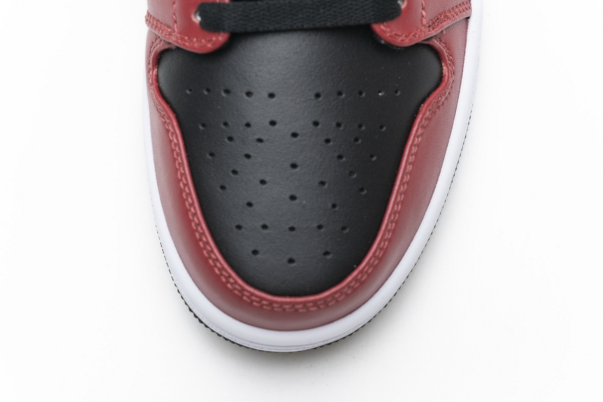 Nike Air Jordan 1 Mid Gs Chicago Black Toe 554725 069 21 - kickbulk.org