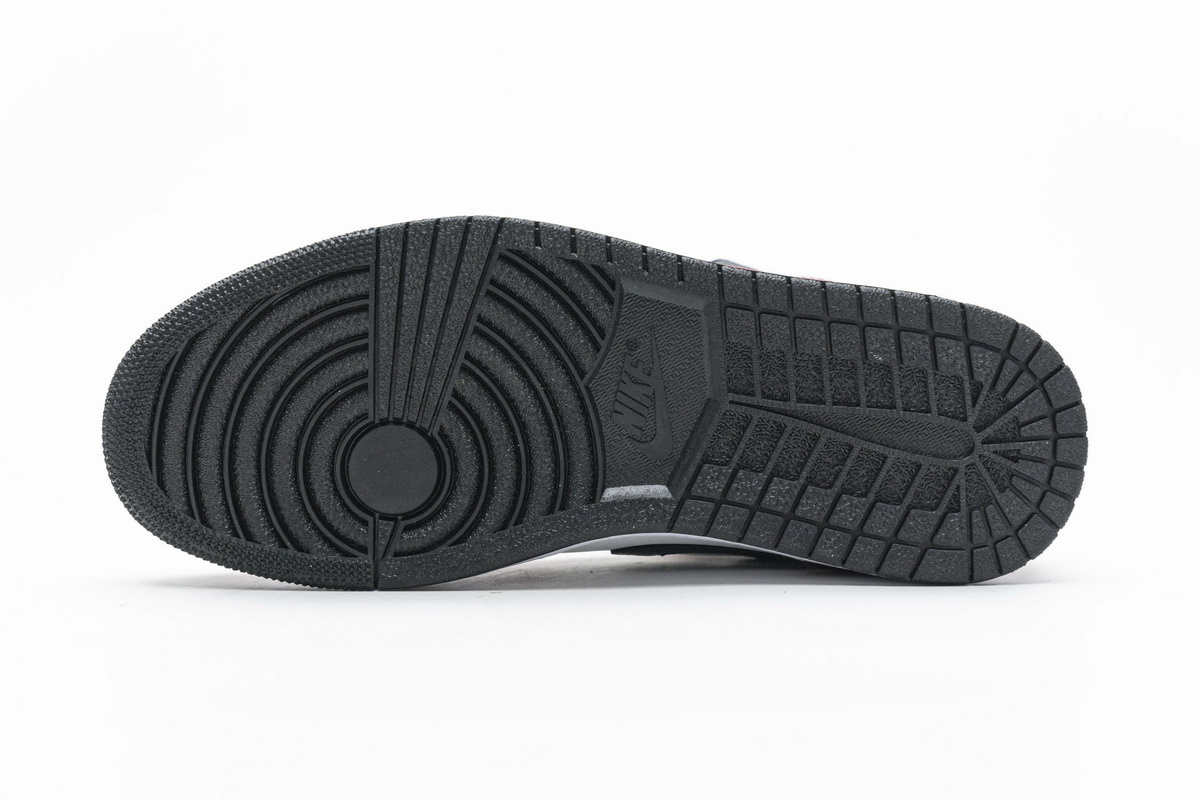 Nike Air Jordan 1 Mid Gs Chicago Black Toe 554725 069 28 - kickbulk.org