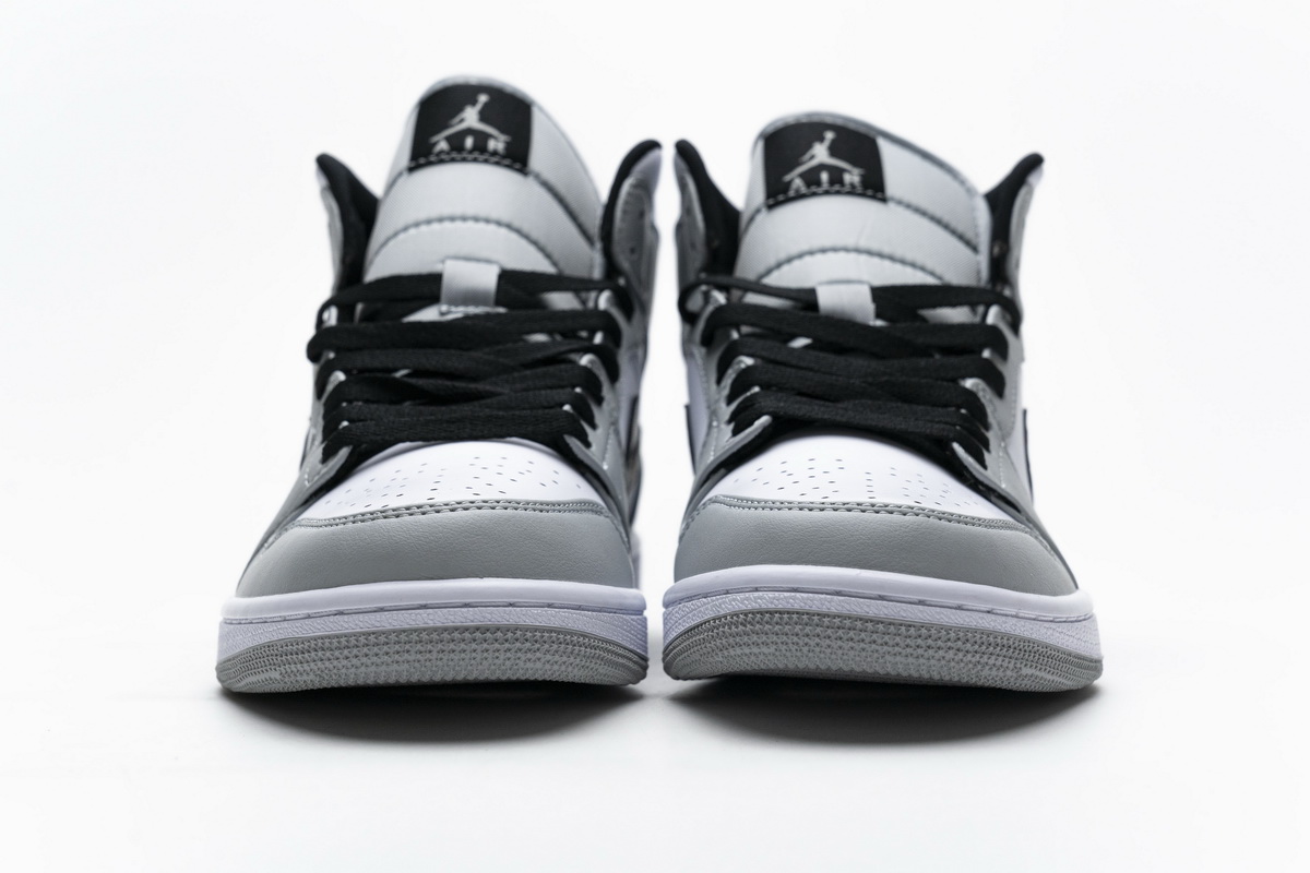 Nike Air Jordan 1 Mid Gs Light Smoke Grey 554725 092 13 - kickbulk.org