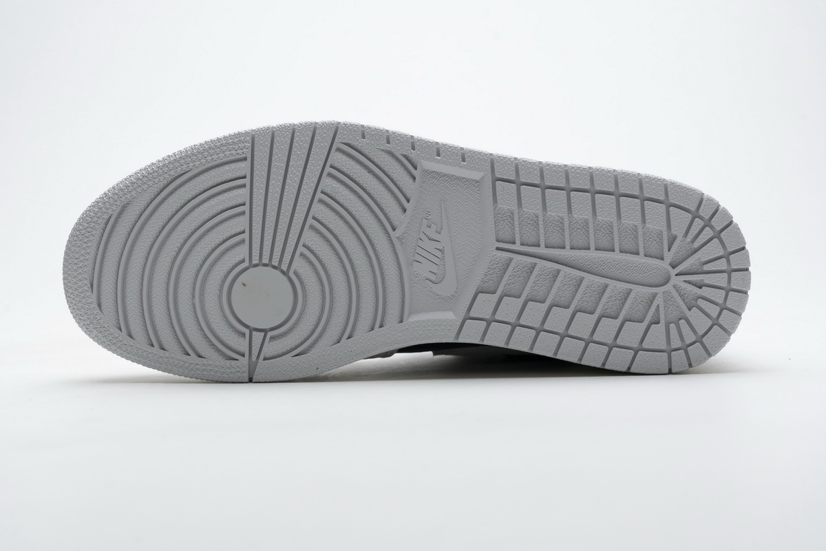 Nike Air Jordan 1 Retro Grey Crimson 555088 018 18 - kickbulk.org