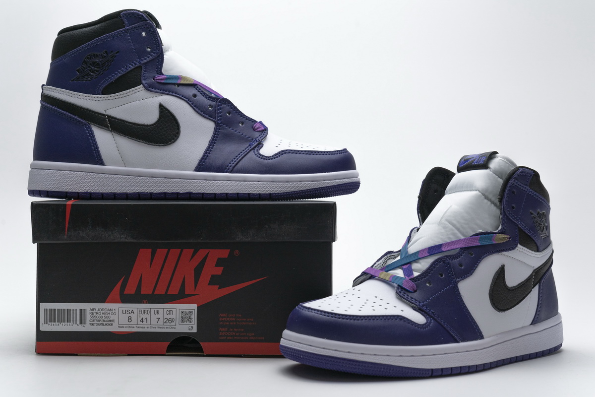Nike Air Jordan 1 Retro High Og Court Purple 20 555088 500 13 - kickbulk.org