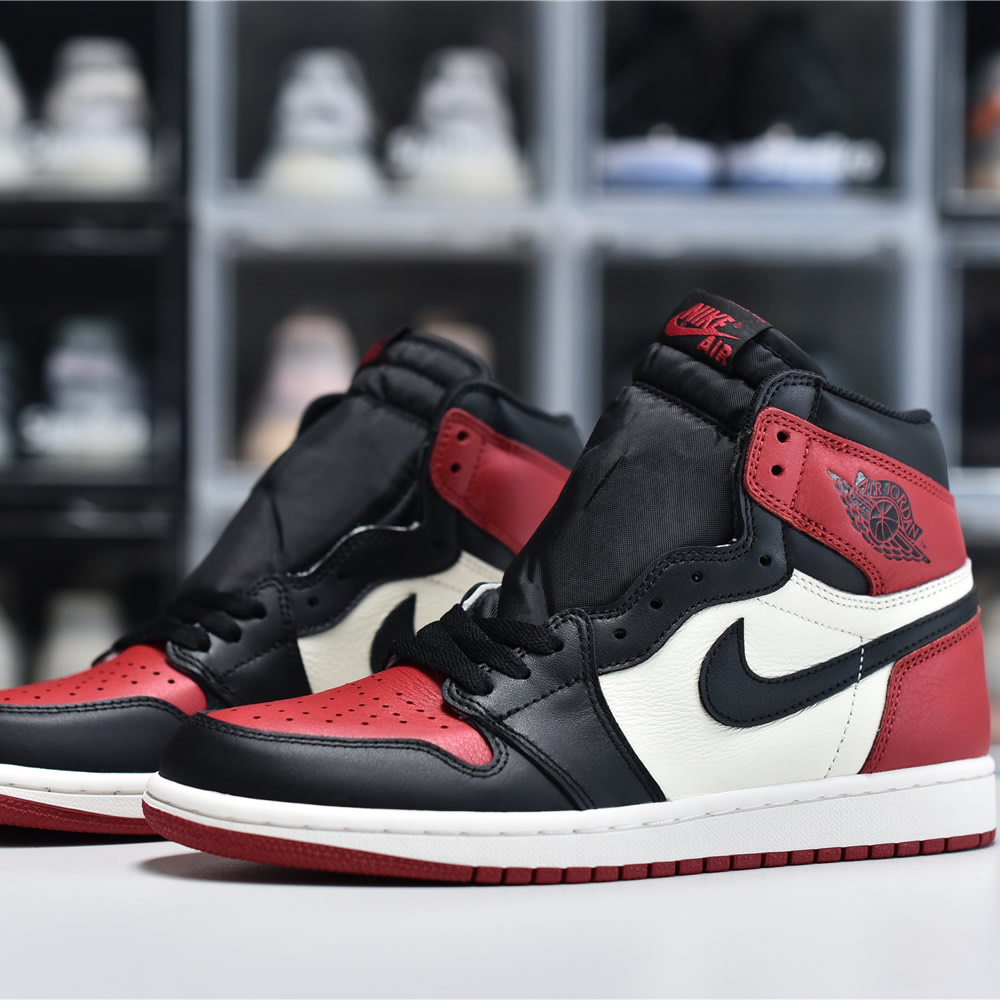 Nike Air Jordan 1 Retro High Og Red Black White Men Sneakers 555088 610 2 - kickbulk.org