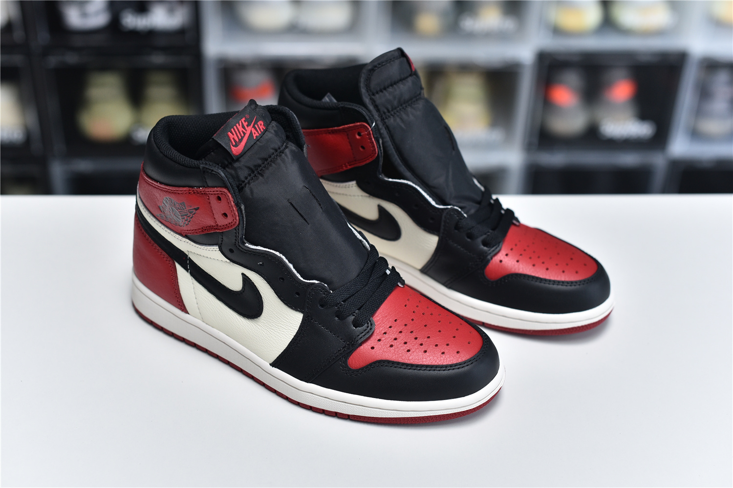 Nike Air Jordan 1 Retro High Og Red Black White Men Sneakers 555088 610 Kickbulk 9 - kickbulk.org