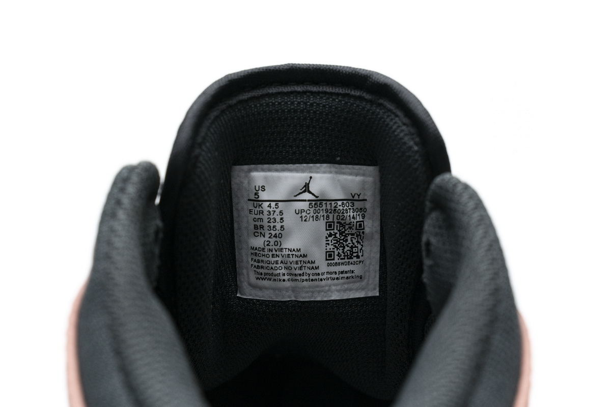 Nike Air Jordan 1 Mid Gs Pink Quartz 555112 603 27 - kickbulk.org