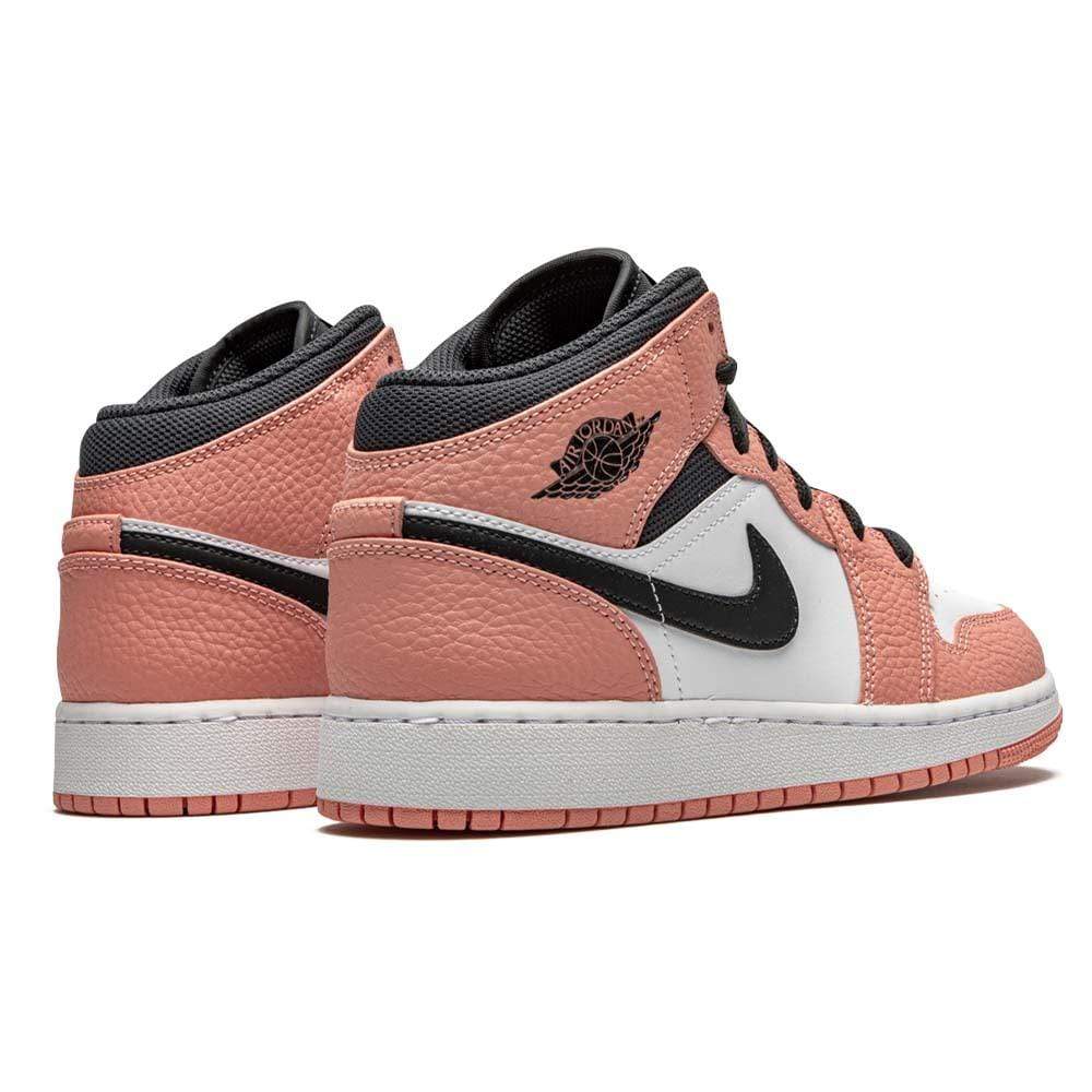 Nike Air Jordan 1 Mid Gs Pink Quartz 555112 603 3 - kickbulk.org