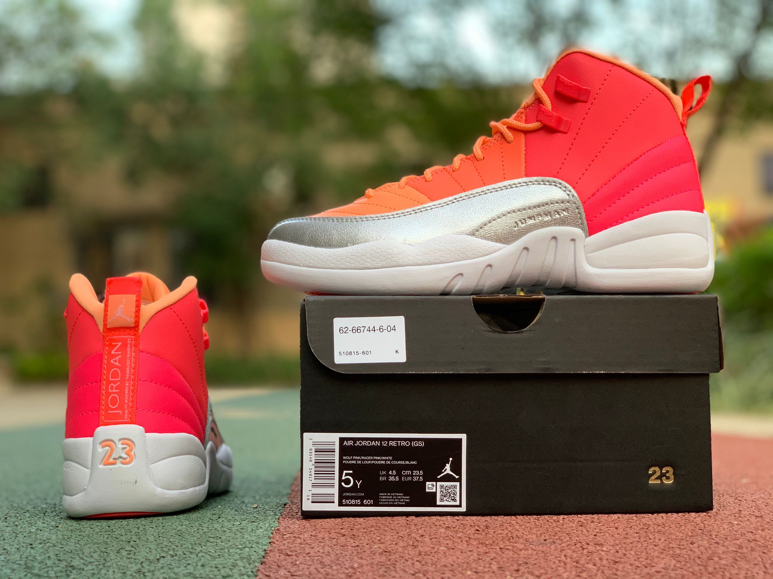 Nike Air Jordan 12 Gs Hot Punch Racer Pink Release Date 510815 601 11 - kickbulk.org