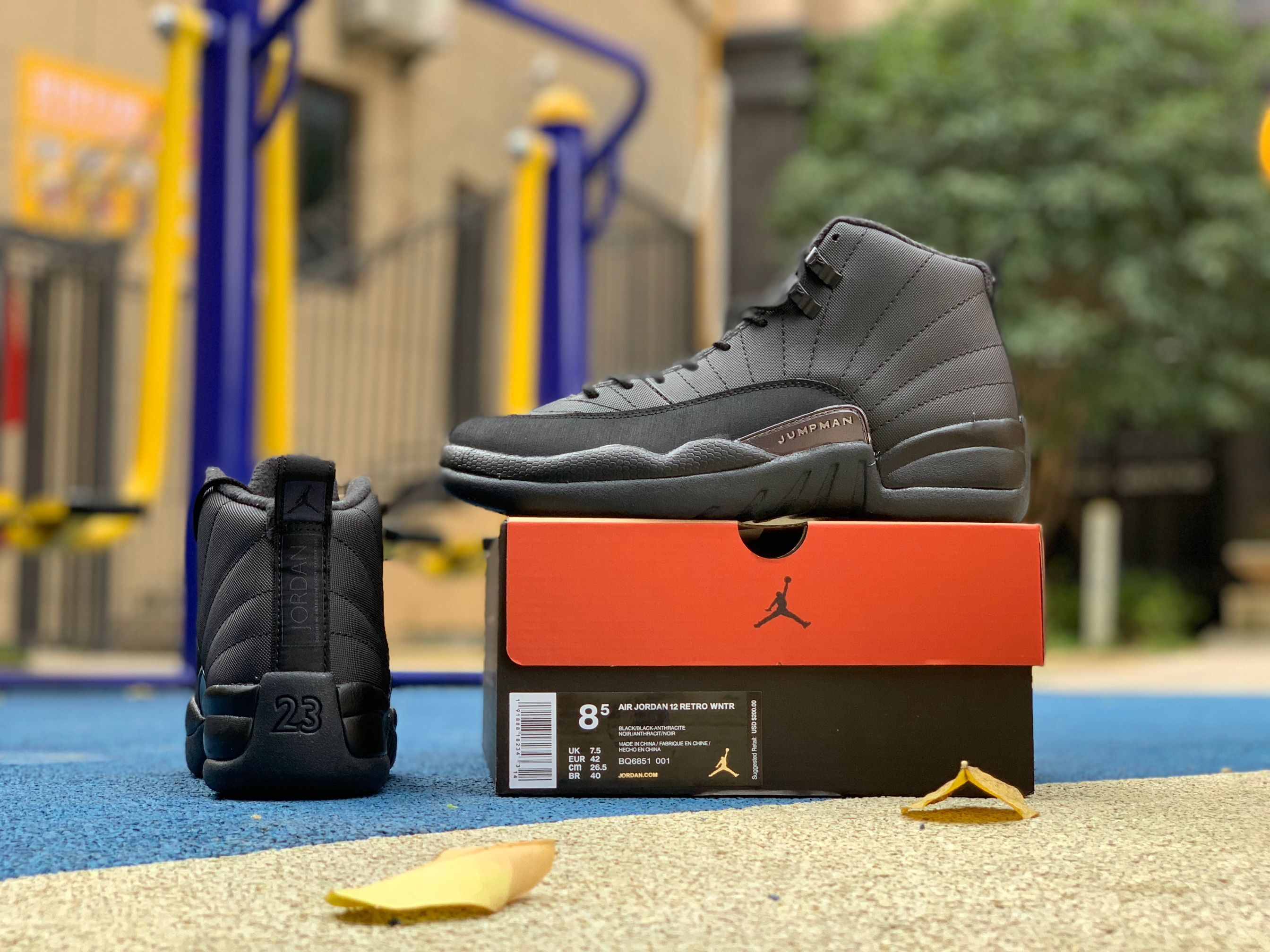 Nike Air Jordan 12 Winterized Triple Black 2018 Price Bq6851 001 12 - kickbulk.org