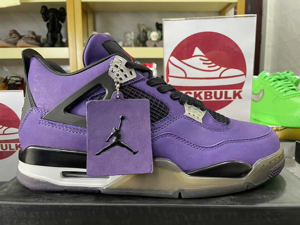 Travis Scott Air Jordan 4 Retro Purple Nike 766302 6 - kickbulk.org