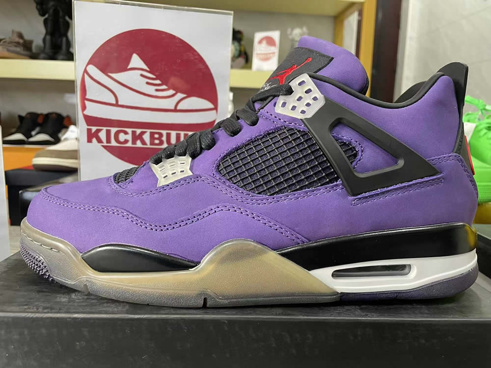 Travis Scott Air Jordan 4 Retro Purple Nike 766302 8 - kickbulk.org