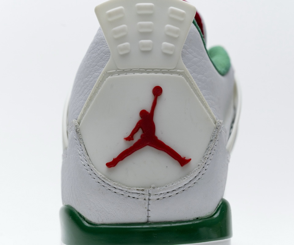 Nike Air Jordan 4 Retro White Green Red Aq3816 063 19 - kickbulk.org