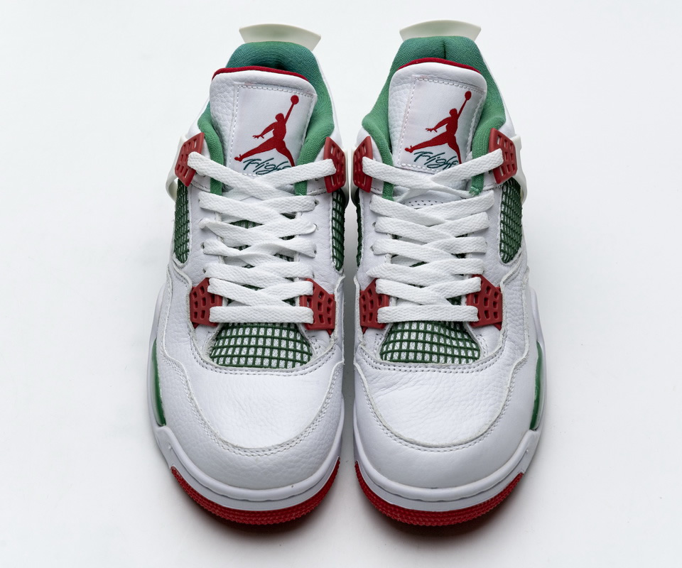 Nike Air Jordan 4 Retro White Green Red Aq3816 063 2 - kickbulk.org