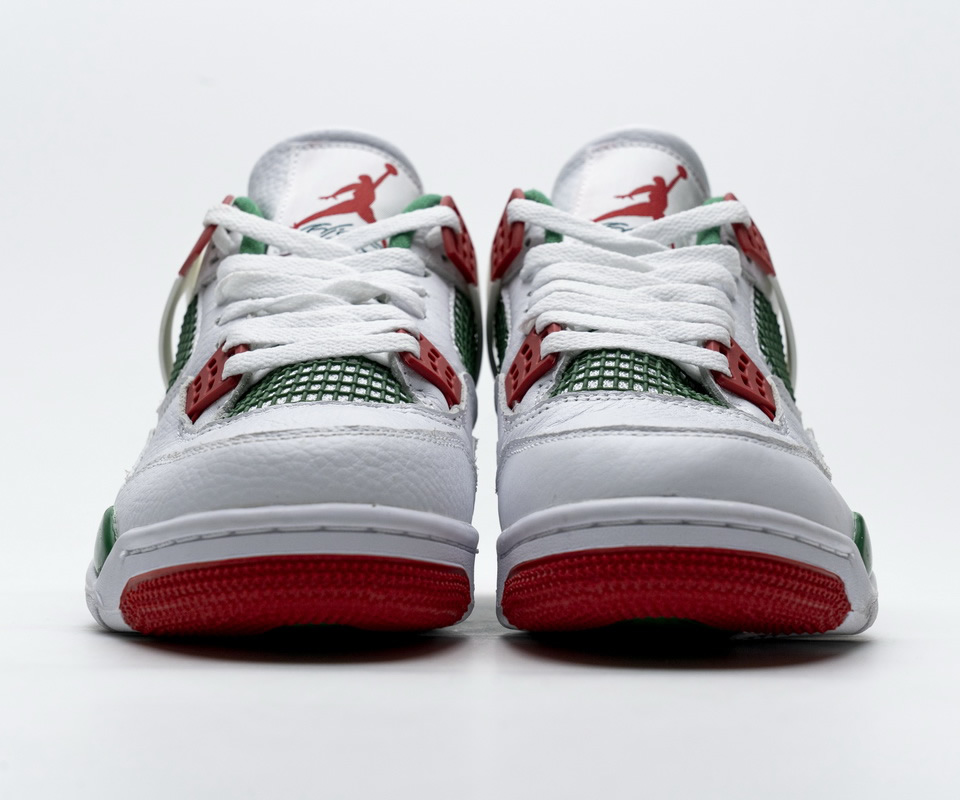 Nike Air Jordan 4 Retro White Green Red Aq3816 063 7 - kickbulk.org