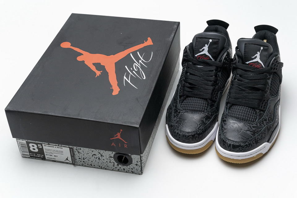Nike Air Jordan 4 Retro Black Laser Ci1184 001 7 - kickbulk.org