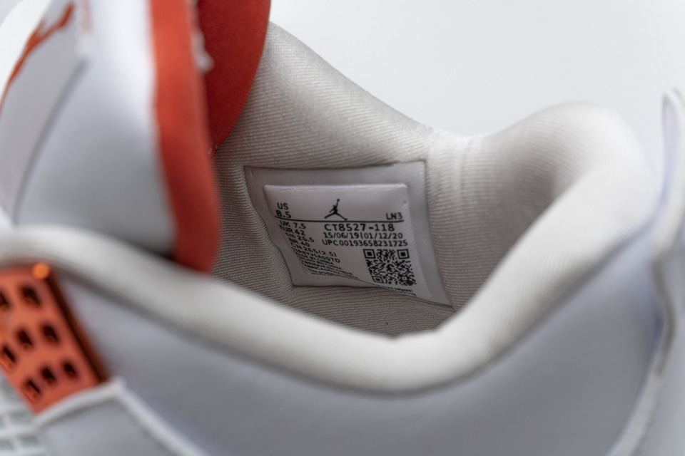 Nike Air Jordan 4 Retro Metallic Orange Ct8527 118 16 - kickbulk.org
