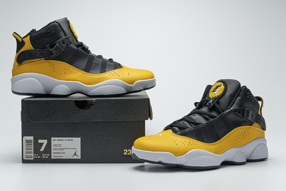 Nike Jordan 6 Rings Bg Basketball Shoes Yellow 322992 700 3 - kickbulk.org