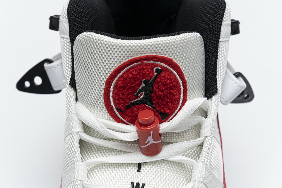 Nike Jordan 6 Rings Bg Basketball Shoes White Red Lifestyle 323419 120 10 - kickbulk.org