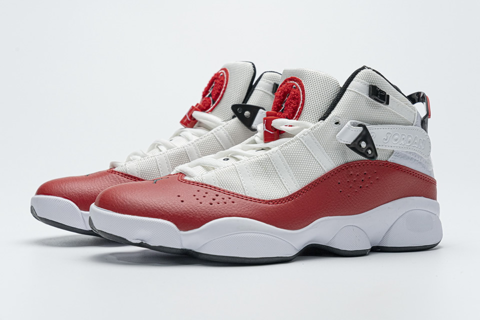 Nike Jordan 6 Rings Bg Basketball Shoes White Red Lifestyle 323419 120 4 - kickbulk.org