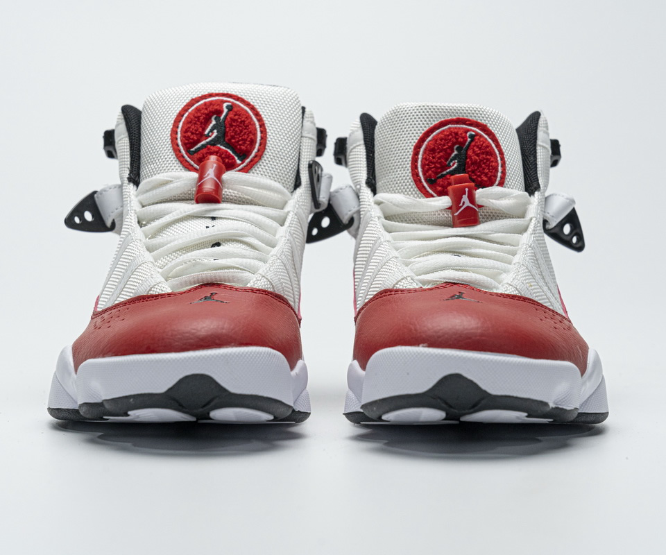 Nike Jordan 6 Rings Bg Basketball Shoes White Red Lifestyle 323419 120 7 - kickbulk.org