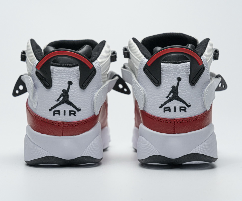 Nike Jordan 6 Rings Bg Basketball Shoes White Red Lifestyle 323419 120 8 - kickbulk.org