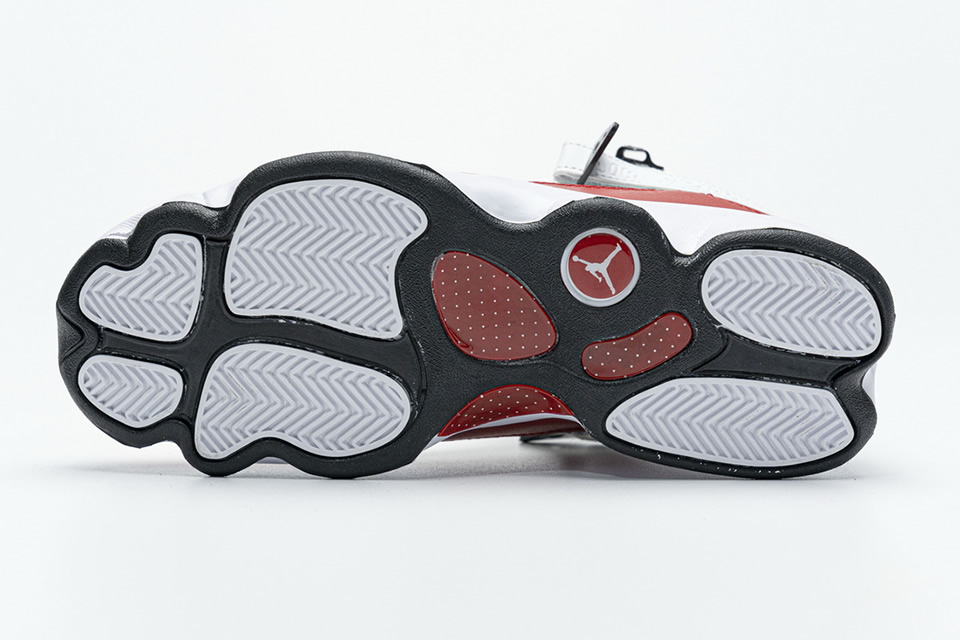 Nike Jordan 6 Rings Bg Basketball Shoes White Red Lifestyle 323419 120 9 - kickbulk.org