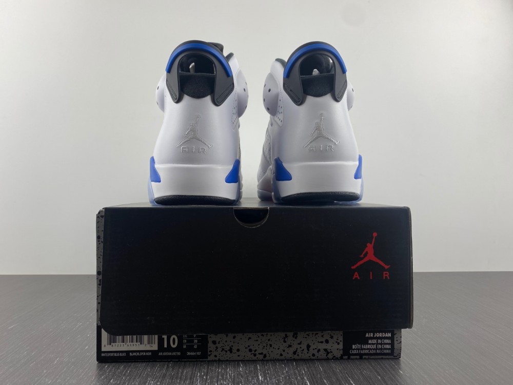 Air Jordan 6 Retro Sport Blue 2014 384664 107 11 - kickbulk.org