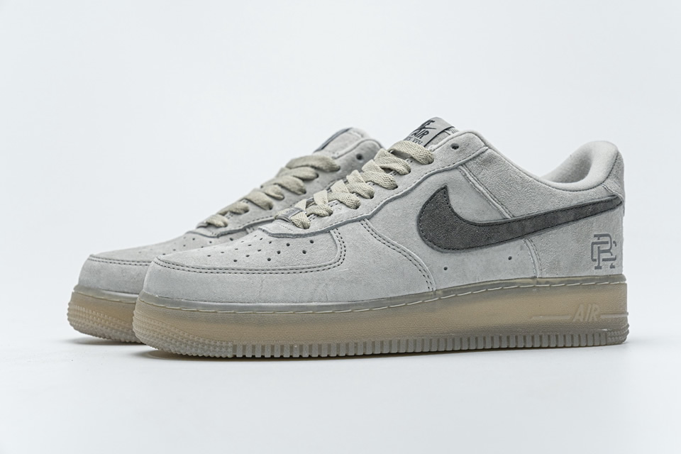 Reigning Champ Nike Air Force 1 Low Suede Light Grey Aa1117 118 8 - kickbulk.org