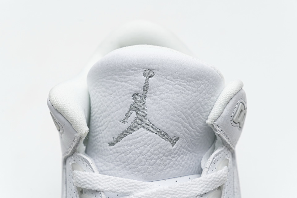 Nike Air Jordan 3 Retro Pure White 136064 111 10 - kickbulk.org