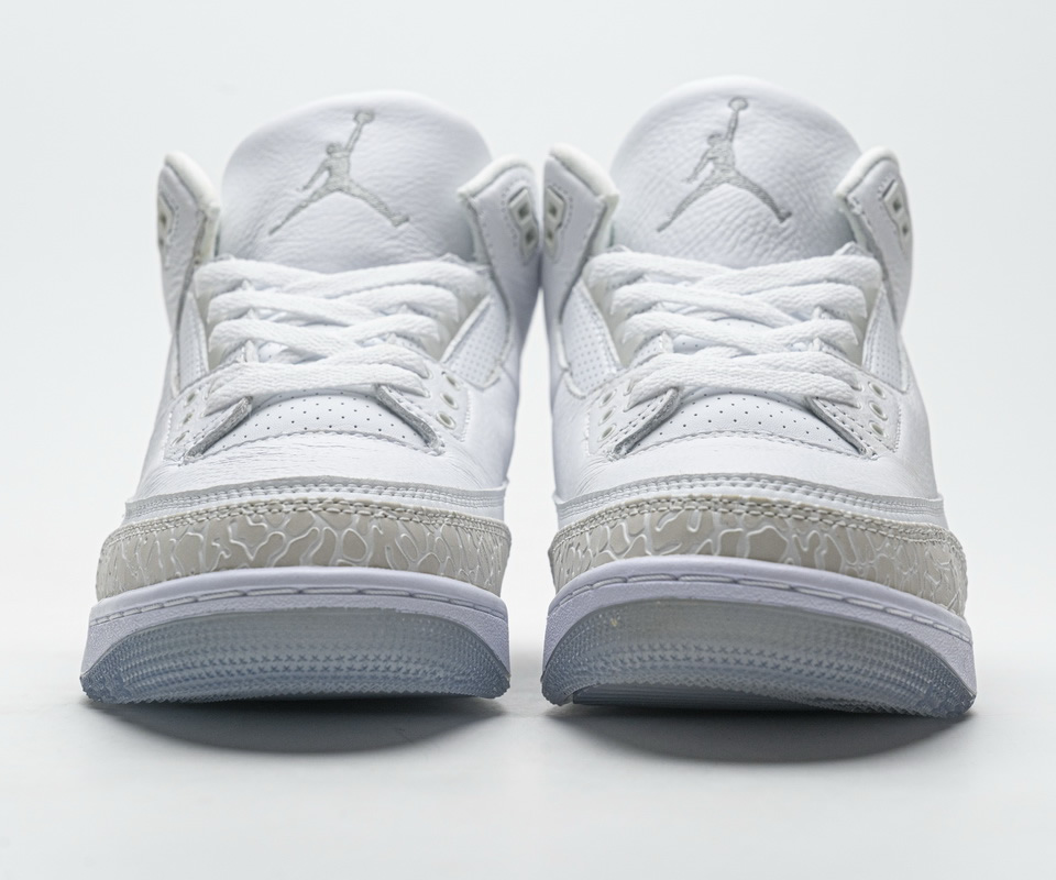 Nike Air Jordan 3 Retro Pure White 136064 111 6 - kickbulk.org