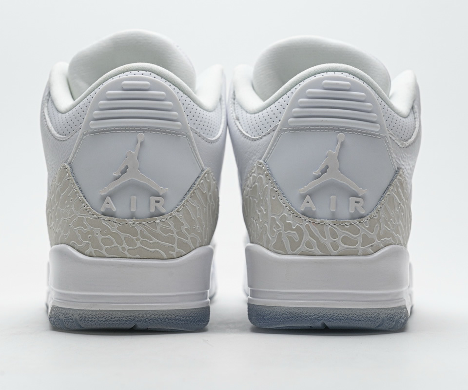 Nike Air Jordan 3 Retro Pure White 136064 111 7 - kickbulk.org
