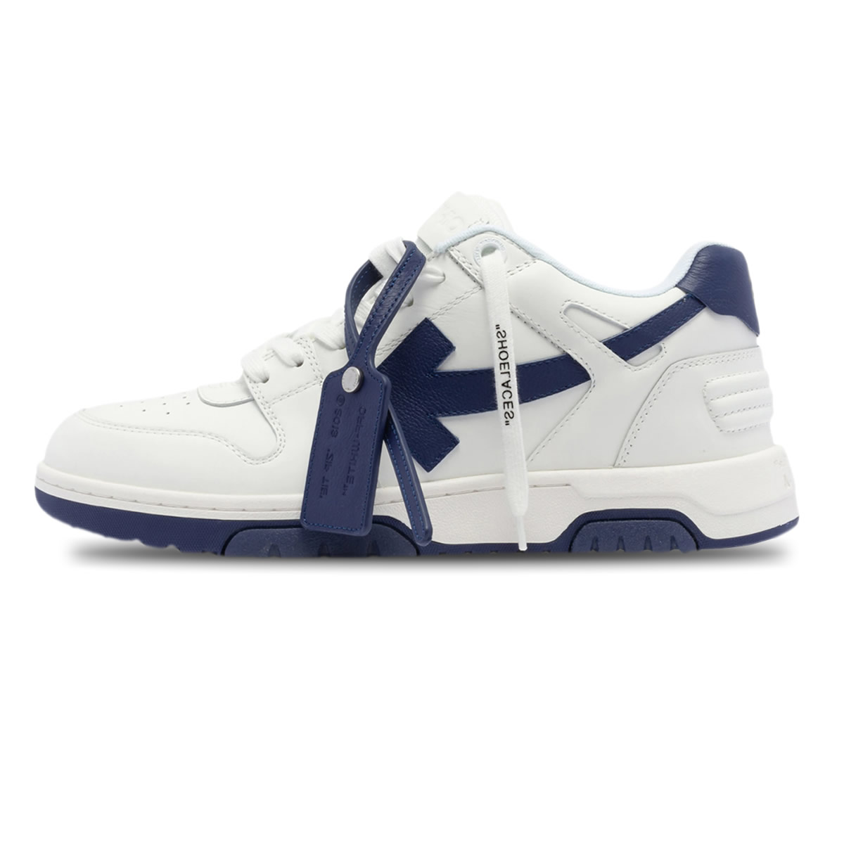 Off White White Navy Blue Out Of Office Ooo Sneakers 222607m237014 1 - kickbulk.org